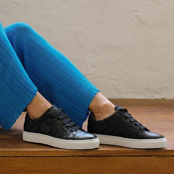 1460 Black | Lace up leather sneakers