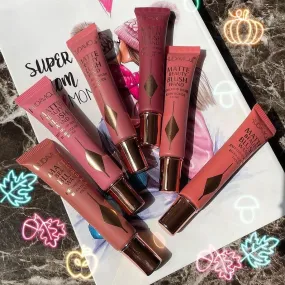 6pcs Creamy Matte Liquid Blush Highly Pigmented Matte Blush