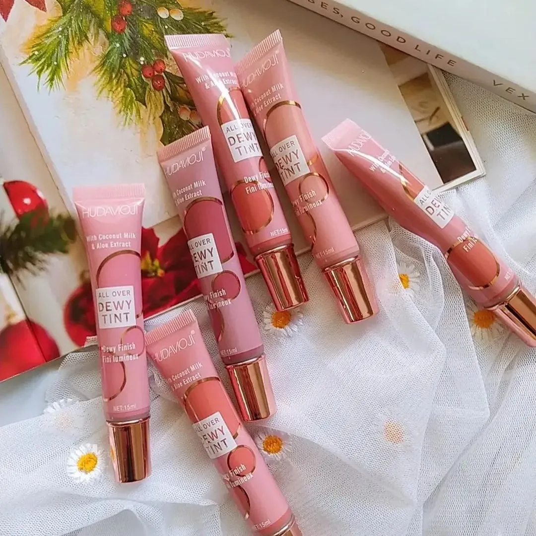 6pcs Creamy Matte Liquid Blush Highly Pigmented Waterproof Long Lasting