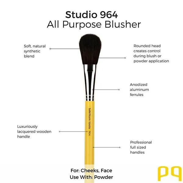 bdellium tools Studio 964 All-purpose Blusher Brush
