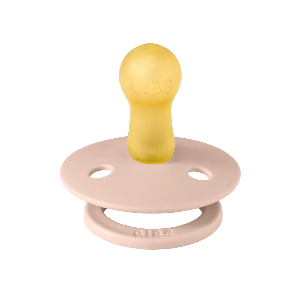 BIBS Pacifier 2 PK Blush/Dark Oak