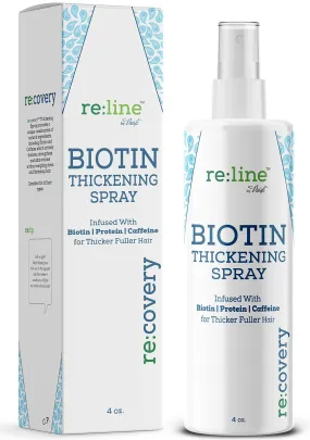 Biotin Hair Thickening Spray for Thin Hair Texturizing Spray Hair Loss Prevention Thinning Hair Thickening Tonic for Fine Hair Thick Hair Growth Products for Men for Women (THICKENING SPRAY)