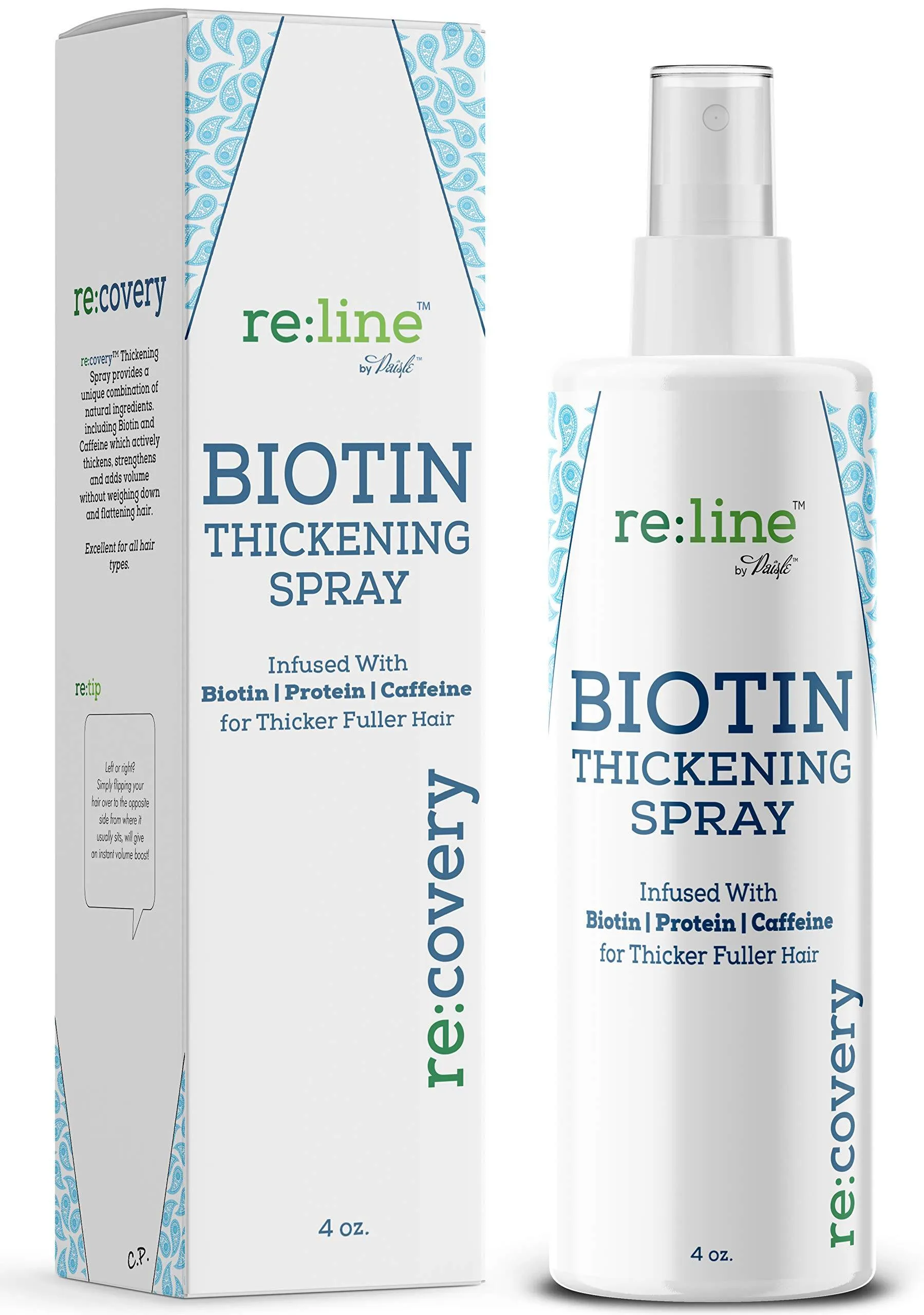 Biotin Hair Thickening Spray for Thin Hair Texturizing Spray Hair Loss Prevention Thinning Hair Thickening Tonic for Fine Hair Thick Hair Growth Products for Men for Women (THICKENING SPRAY)