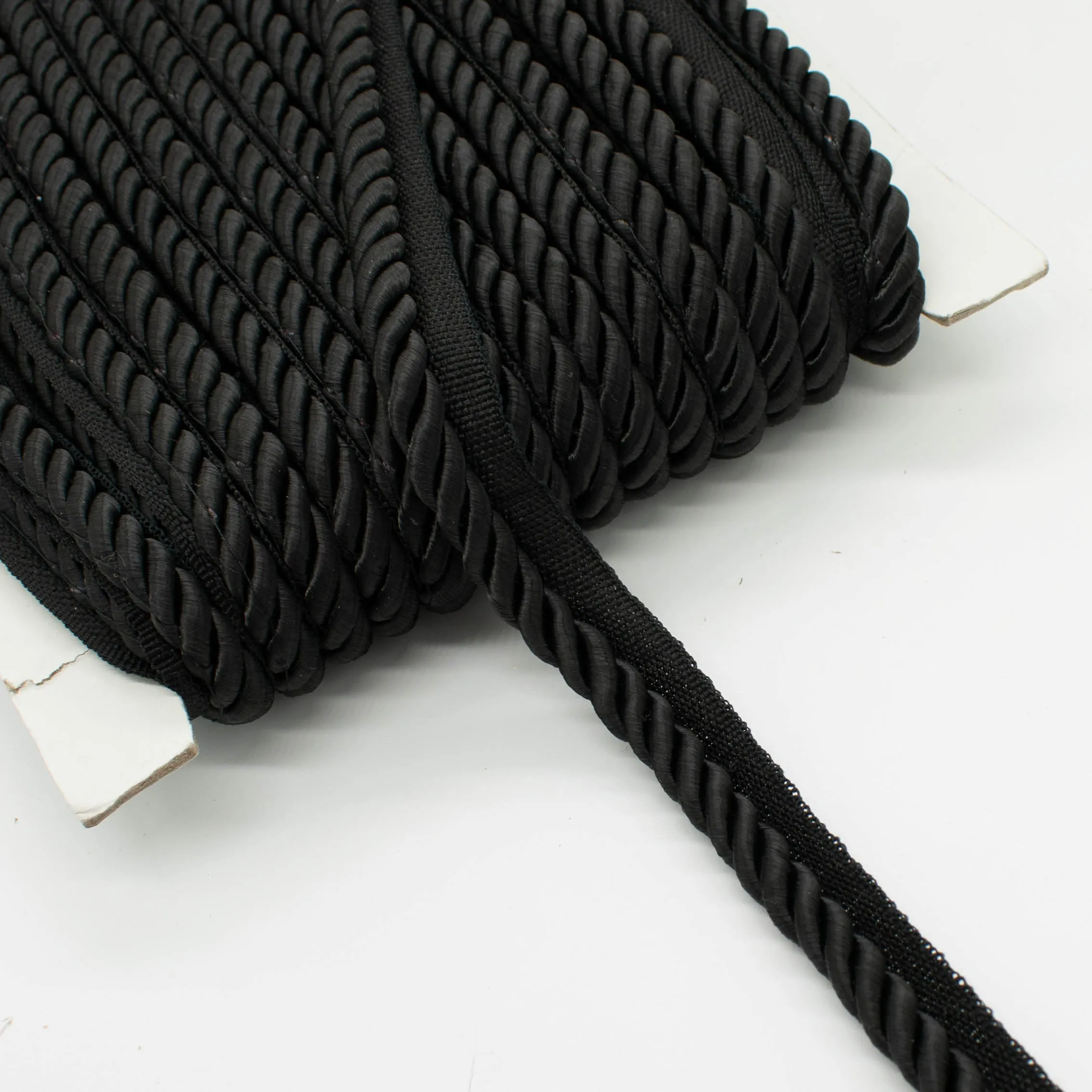 Black Lip Cord Trim