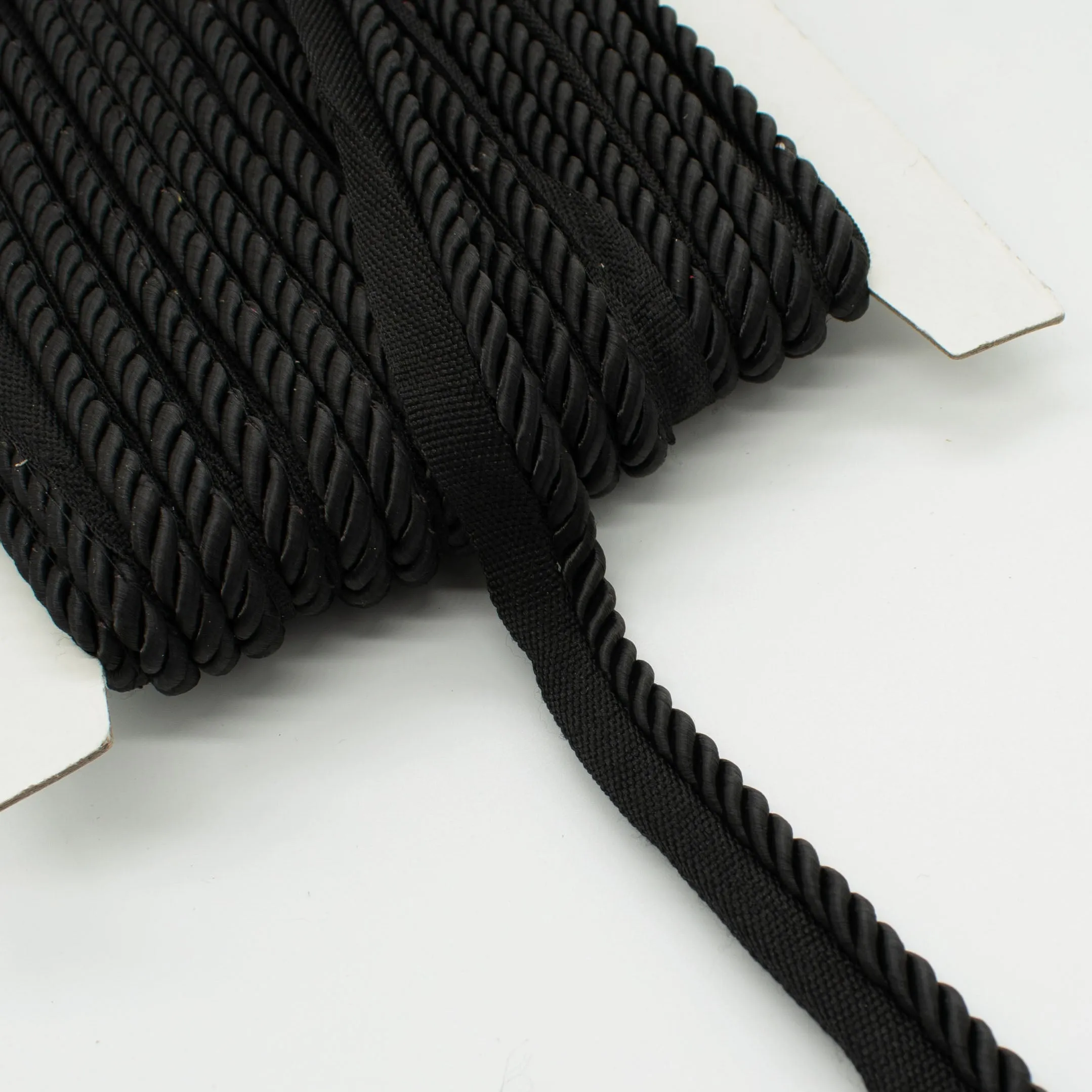 Black Lip Cord Trim