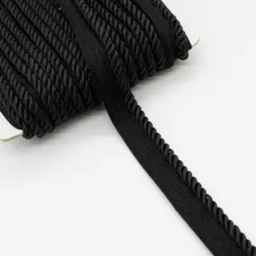 Black Lip Cord Trim