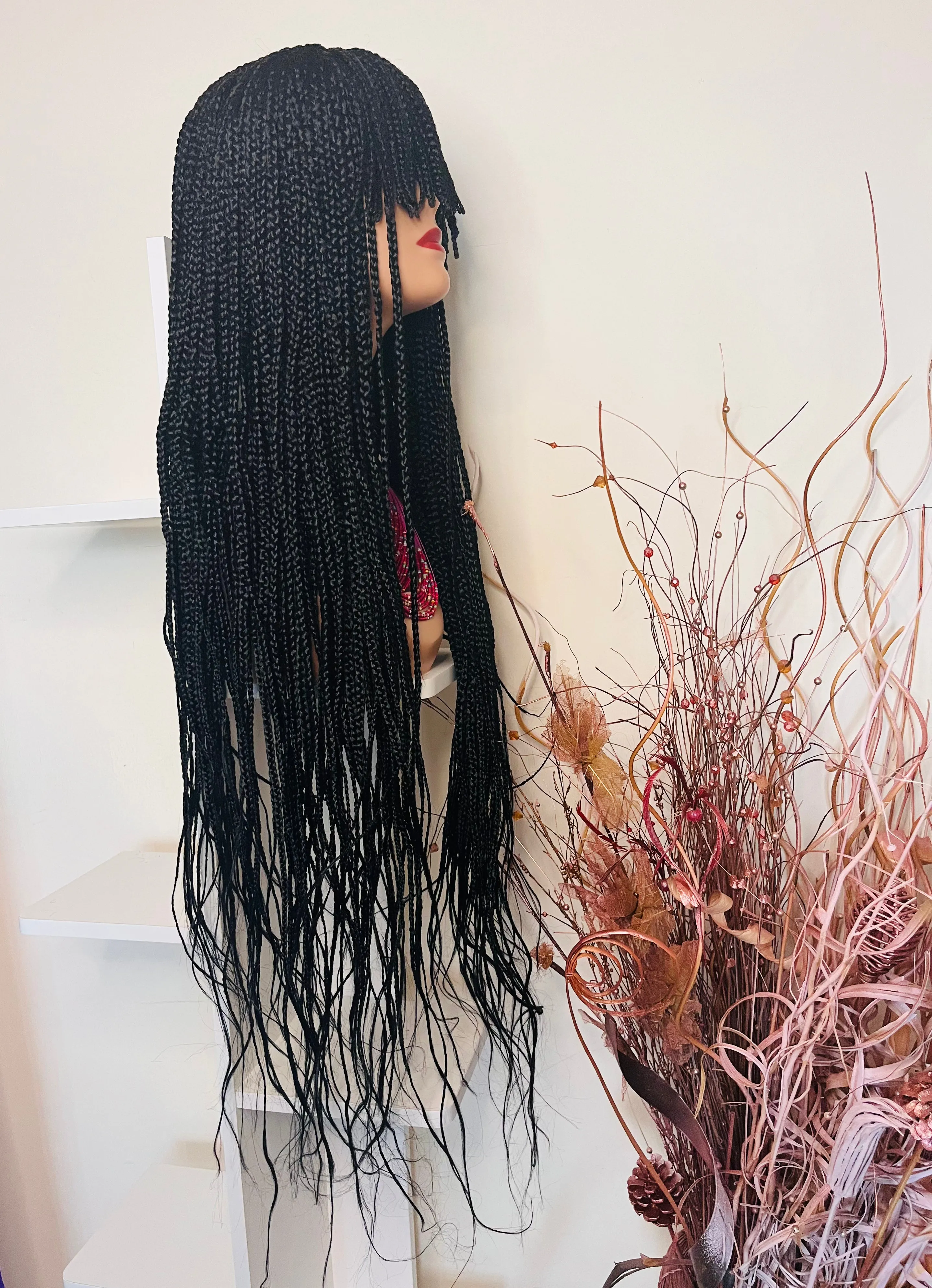 Box Braids X Fringe