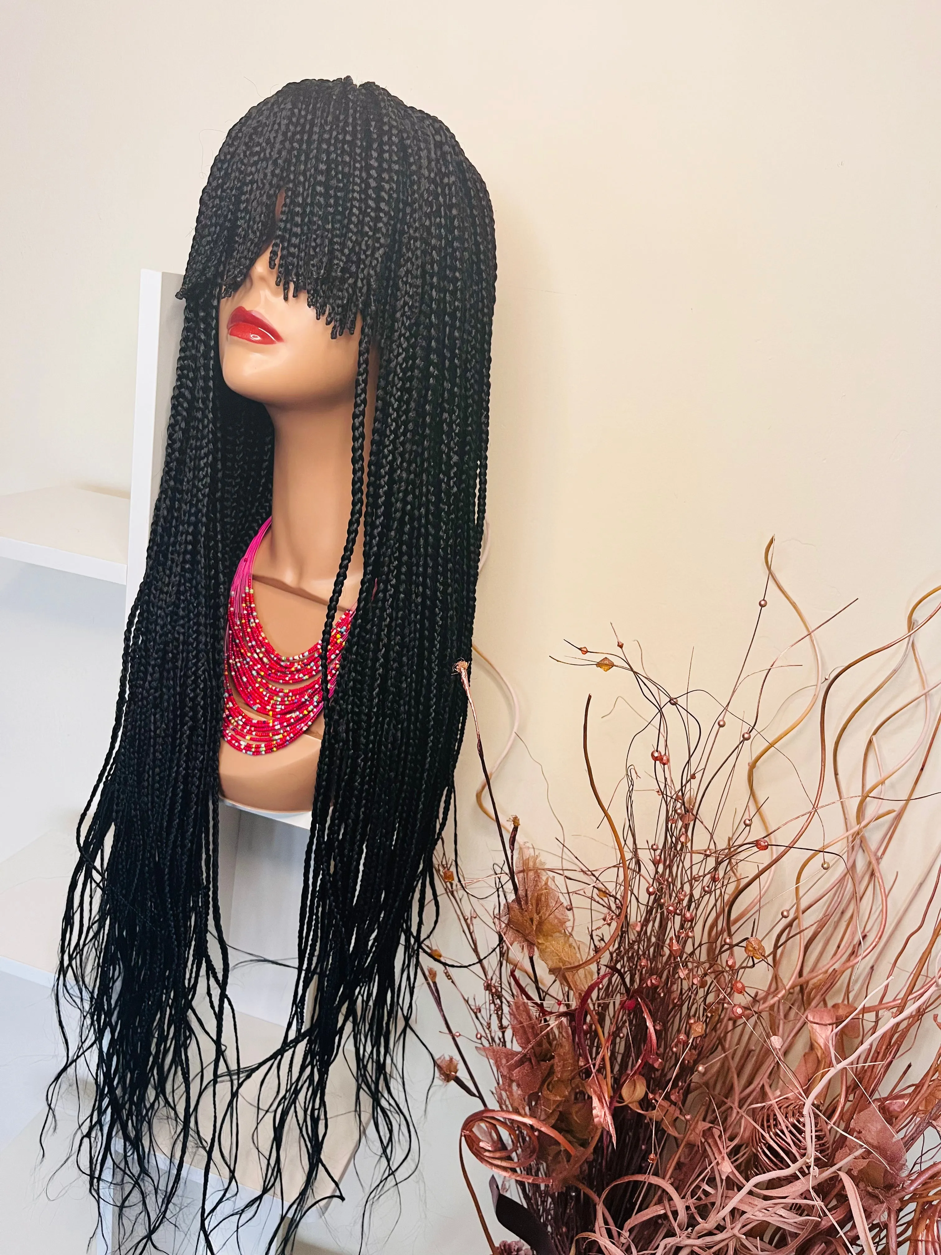 Box Braids X Fringe