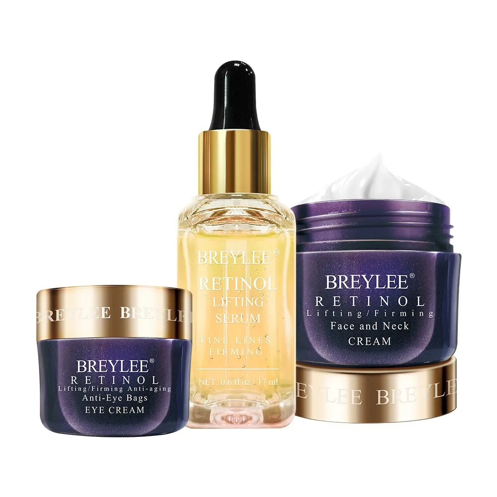 BREYLEE Women's 3pc Retinol and Anti-Aging Facial Skin Care Set