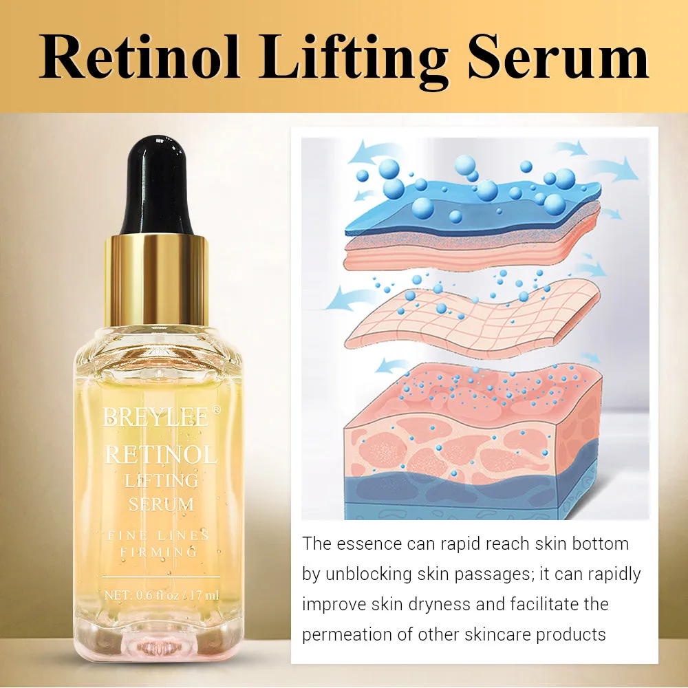 BREYLEE Women's 3pc Retinol and Anti-Aging Facial Skin Care Set