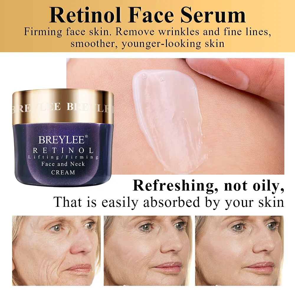 BREYLEE Women's 3pc Retinol and Anti-Aging Facial Skin Care Set