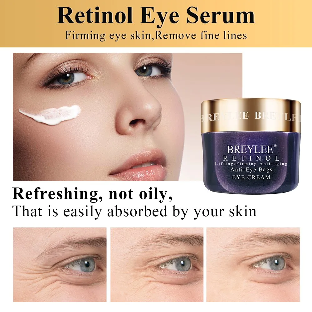 BREYLEE Women's 3pc Retinol and Anti-Aging Facial Skin Care Set