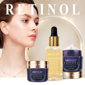 BREYLEE Women's 3pc Retinol and Anti-Aging Facial Skin Care Set