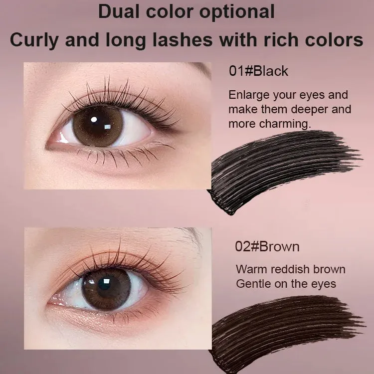 (🔥BUY 1 GET 1 FREE) [Waterproof and Non-Smudging] Lengthening and curling long-lasting mascara