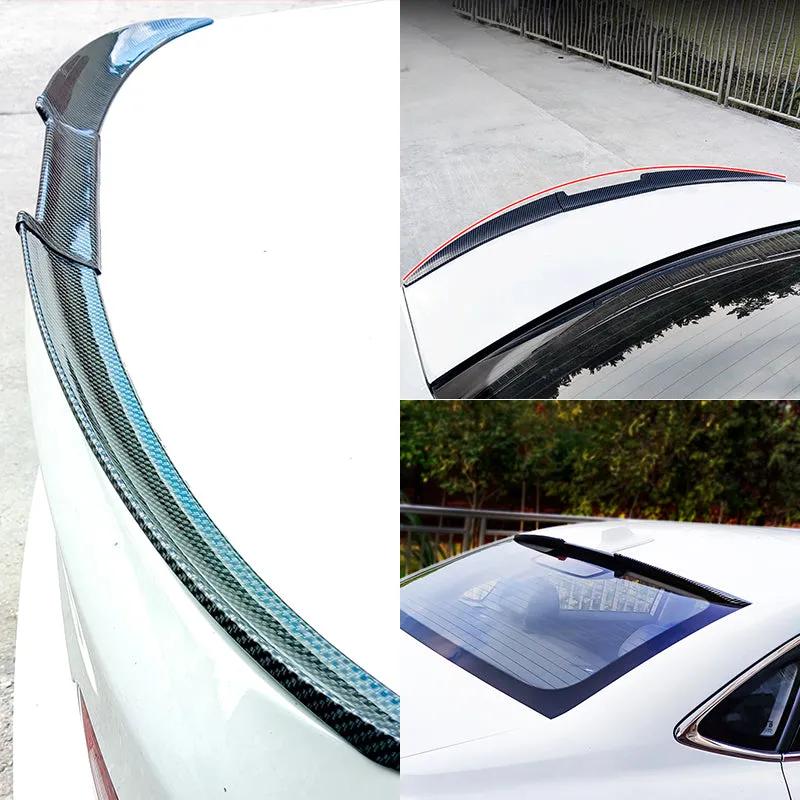 Carbon Fiber Spoiler For Car Universal Trunk Rear Wing Exterior Parts