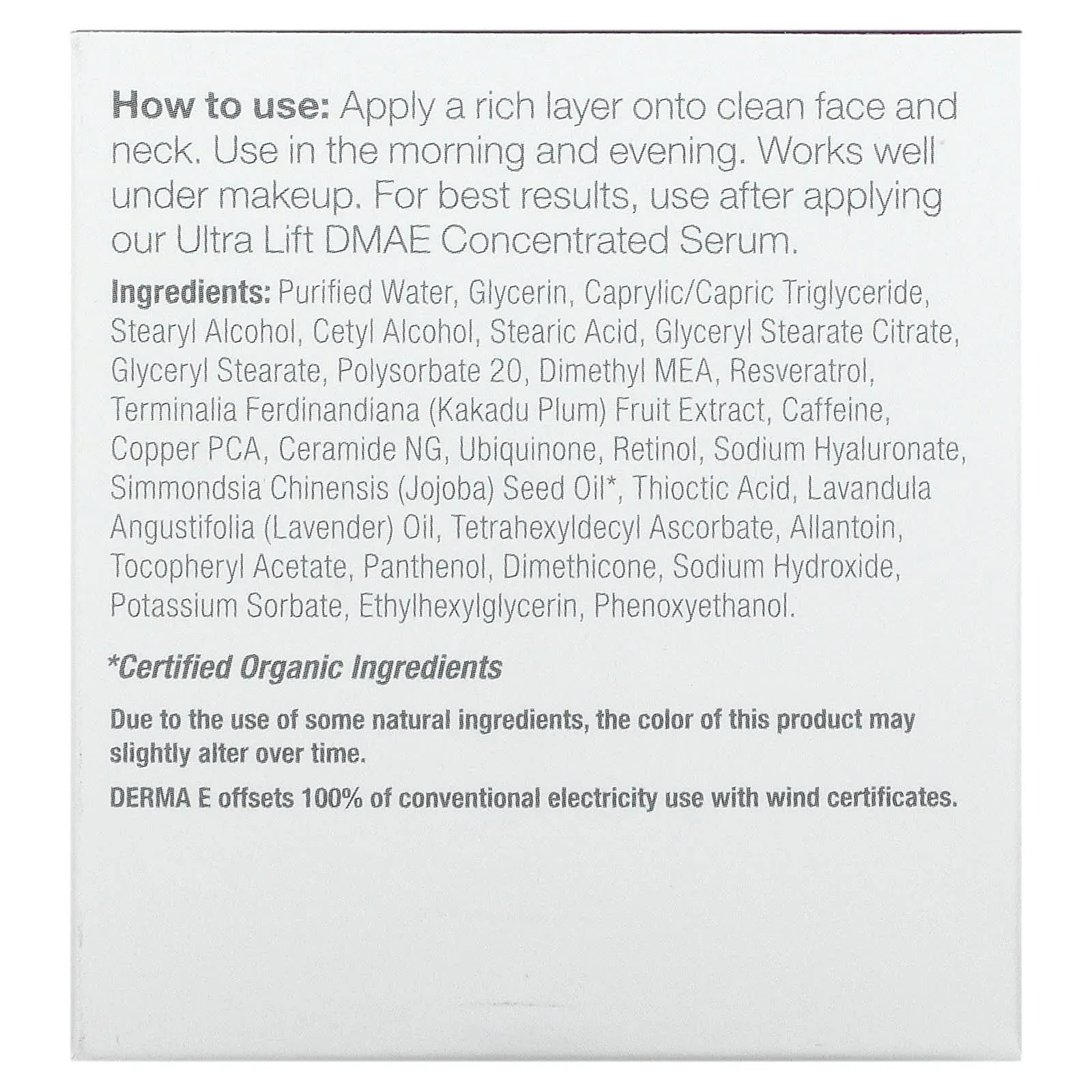 Derma-E, Firming DMAE Moisturizer with Alpha Lipoic & C- Ester, 2 Oz