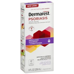 Dermarest Psoriasis Medicated Shampoo Plus Conditioner 8oz