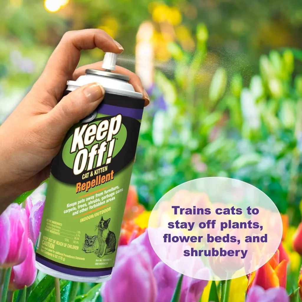 Four Paws Keep Off! Repellent Outdoors & Indoors Spray For Cat & Kitten (6 oz)