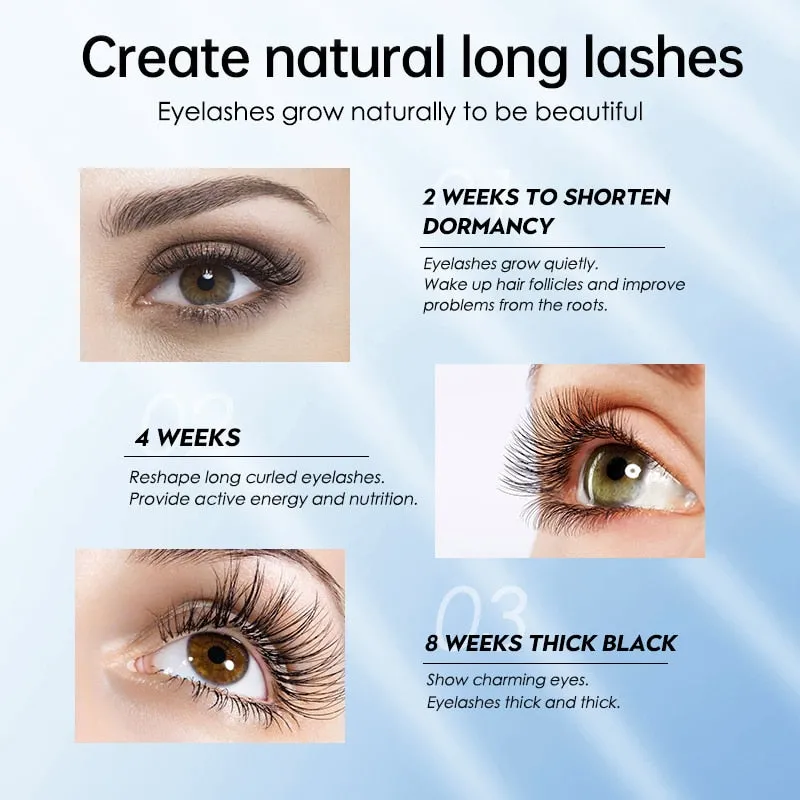 HAIRCUBE Eyelash Growth Serum Mascara Lengthening / Eyelash Enhancer Natural Herbal Eyelash Growth Thick Curling Treatments