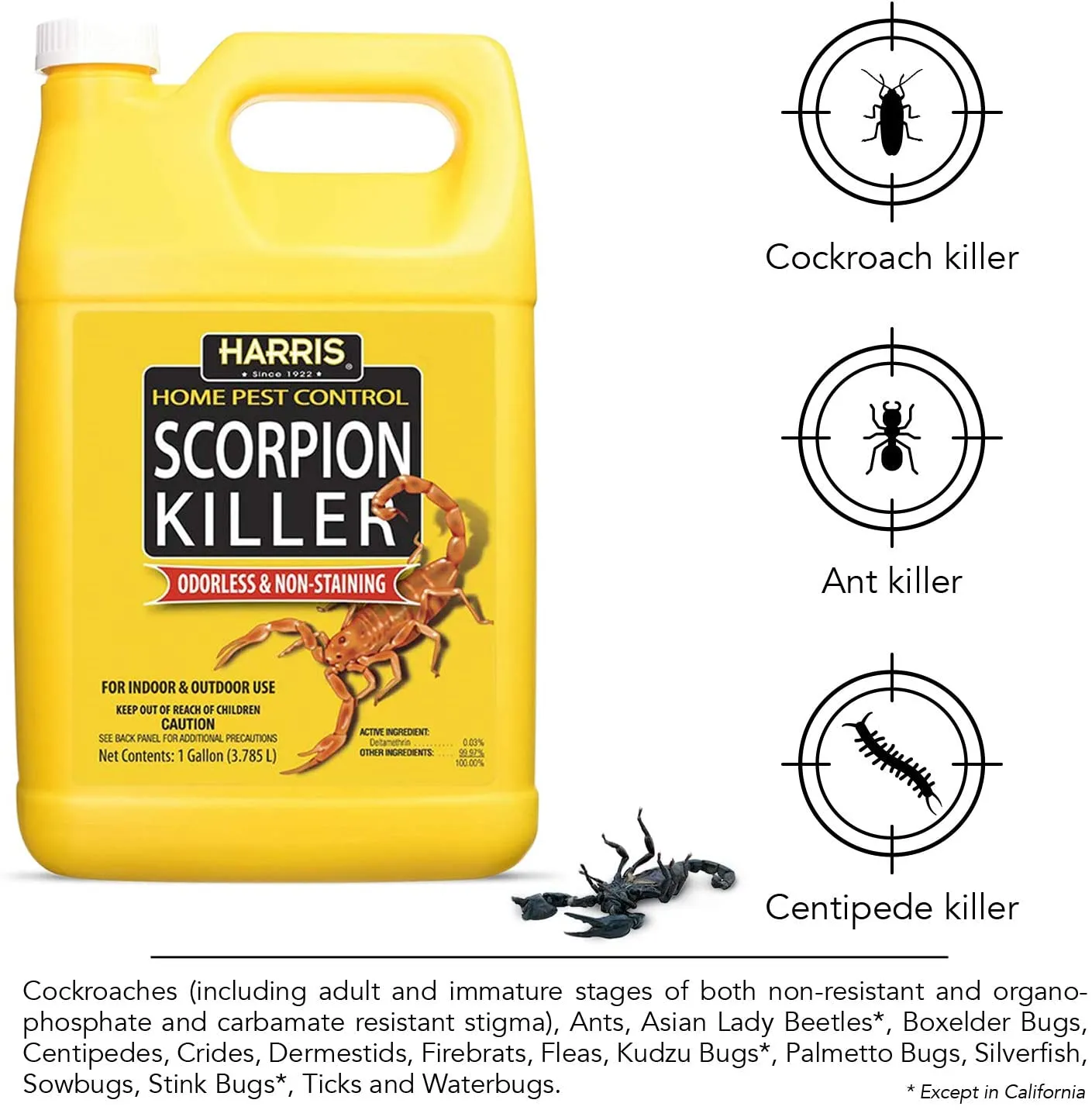 Harris Home Pest Control Scorpion Killer (128 fl. oz.)