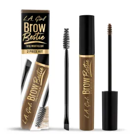 LA GIRL Brow Bestie Long Wearing Gel With Dual Ended 2 Pcs Kit مجموعه مسكارا الحواجب والفرشاة