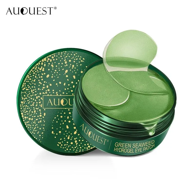 Natural Eye Patches with Hyaluronic Acid and Bamboo Seaweed - Moisturizing and Anti-Dark Circles Eye Mask