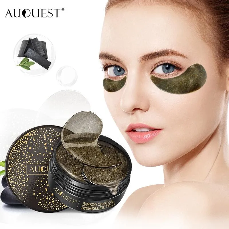 Natural Eye Patches with Hyaluronic Acid and Bamboo Seaweed - Moisturizing and Anti-Dark Circles Eye Mask