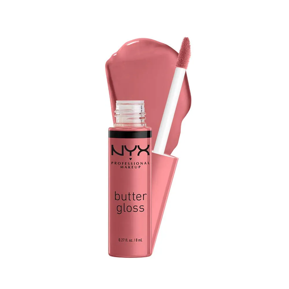 NYX Butter Gloss Lip Gloss 2-Pack - Tiramisu (Brown) & Vanilla Cream Pie (Mauve)