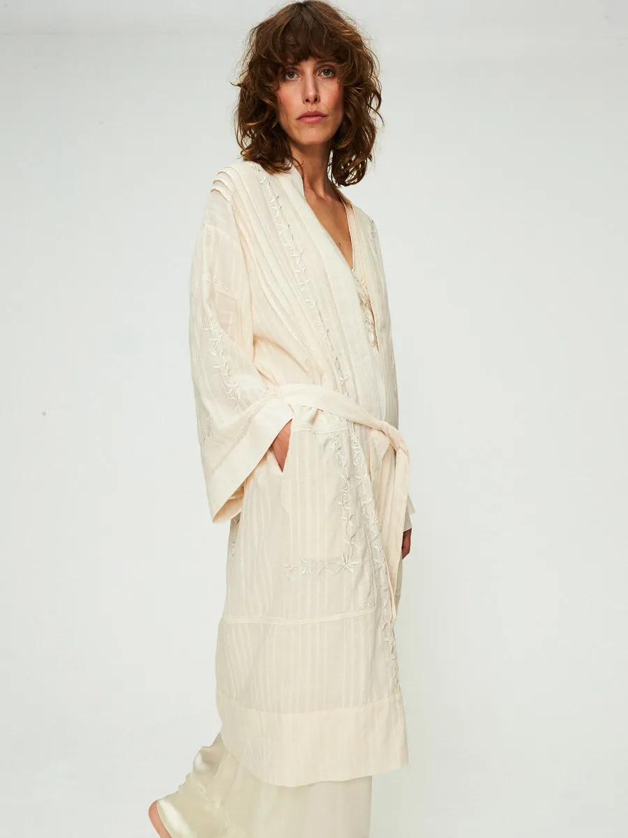 Peony Robe - Natural Blush