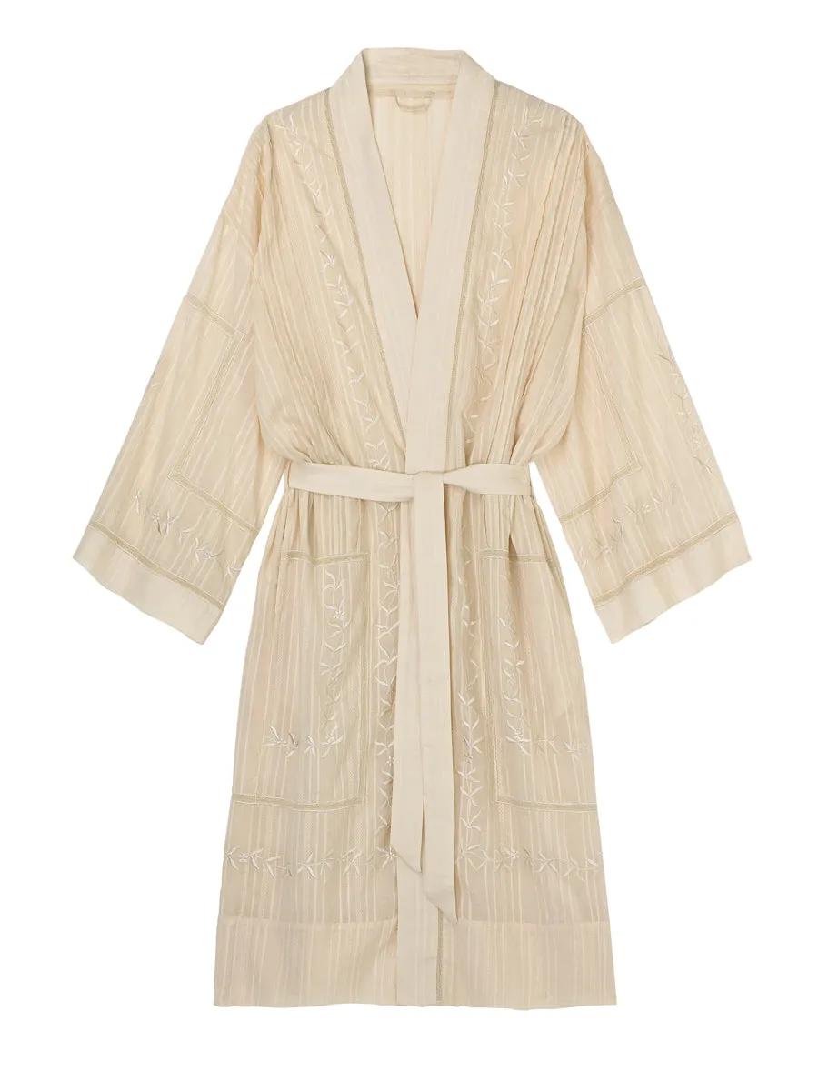 Peony Robe - Natural Blush