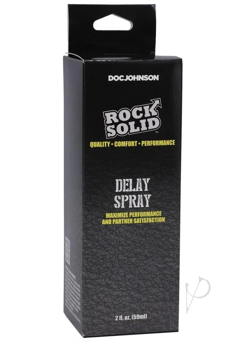 Rock Solid Delay Spray 2oz Boxed