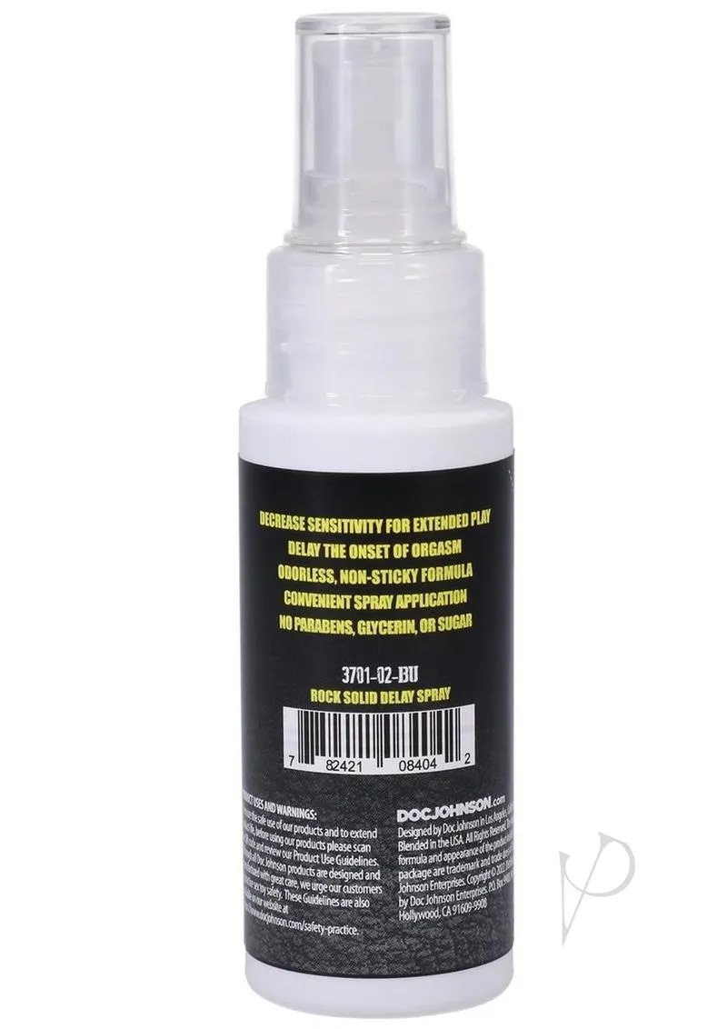 Rock Solid Delay Spray 2oz Boxed