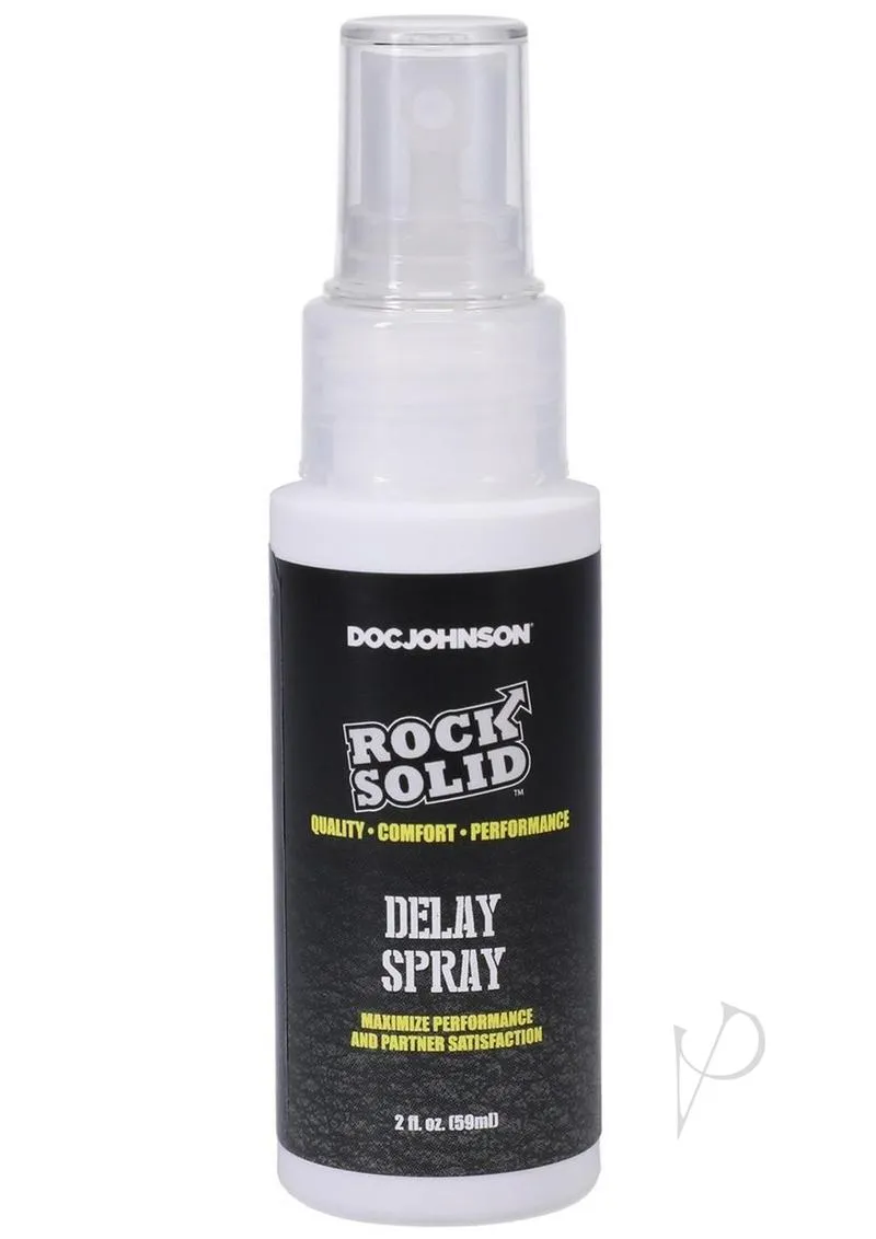 Rock Solid Delay Spray 2oz Boxed