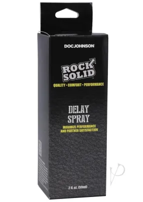 Rock Solid Delay Spray 2oz Boxed