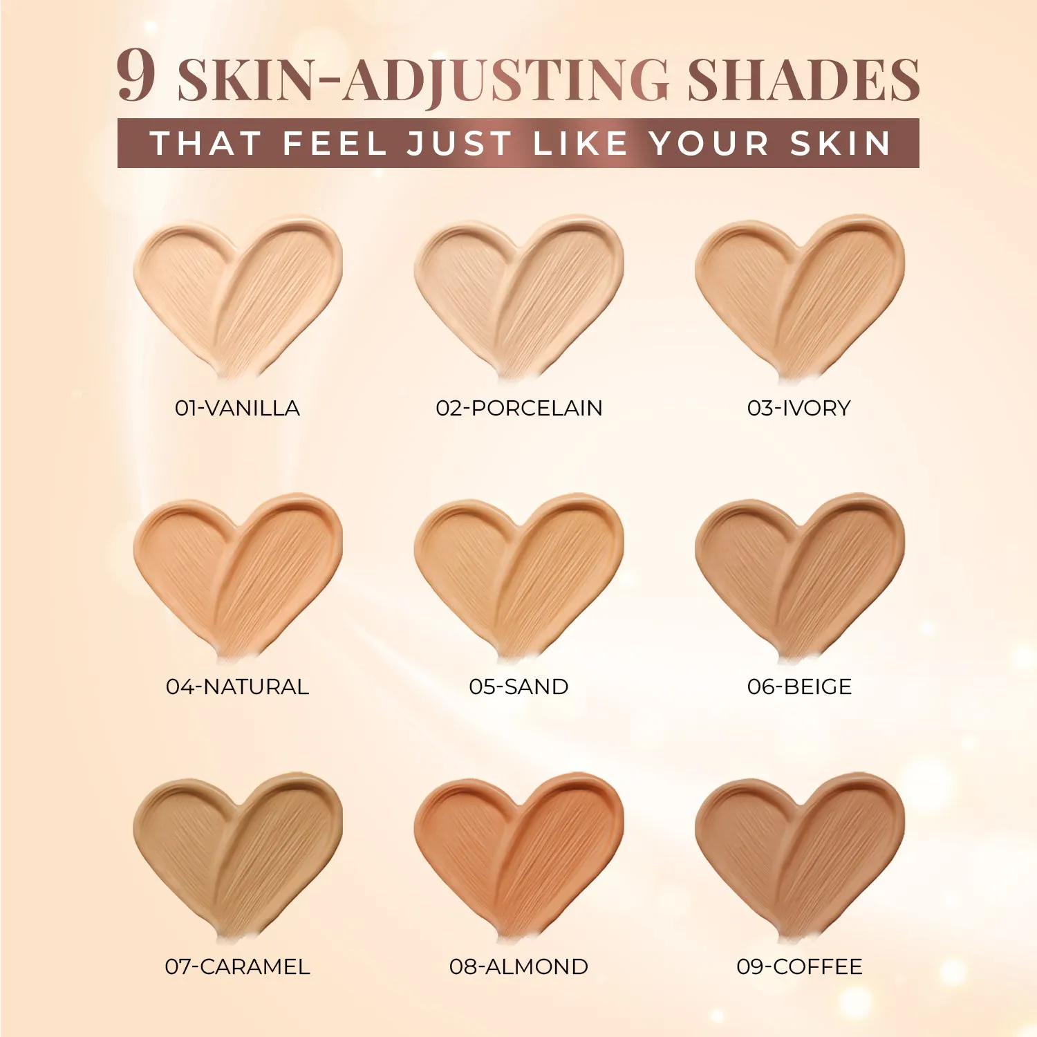 Serum Foundation Dewy Finish SPF 30  with Rosehip and Rice Starch - Beige