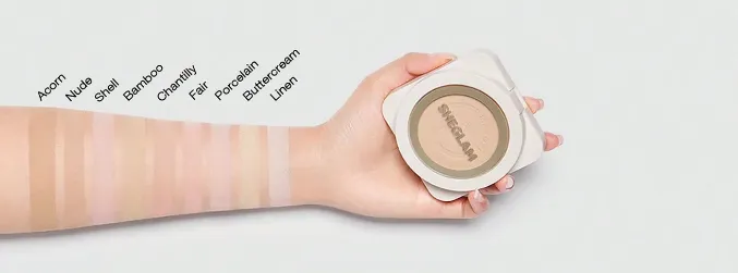 Sheglam Skin-Focus High Coverage Powder Foundation | شيكلام باودر فاونديشن عالي التغطية
