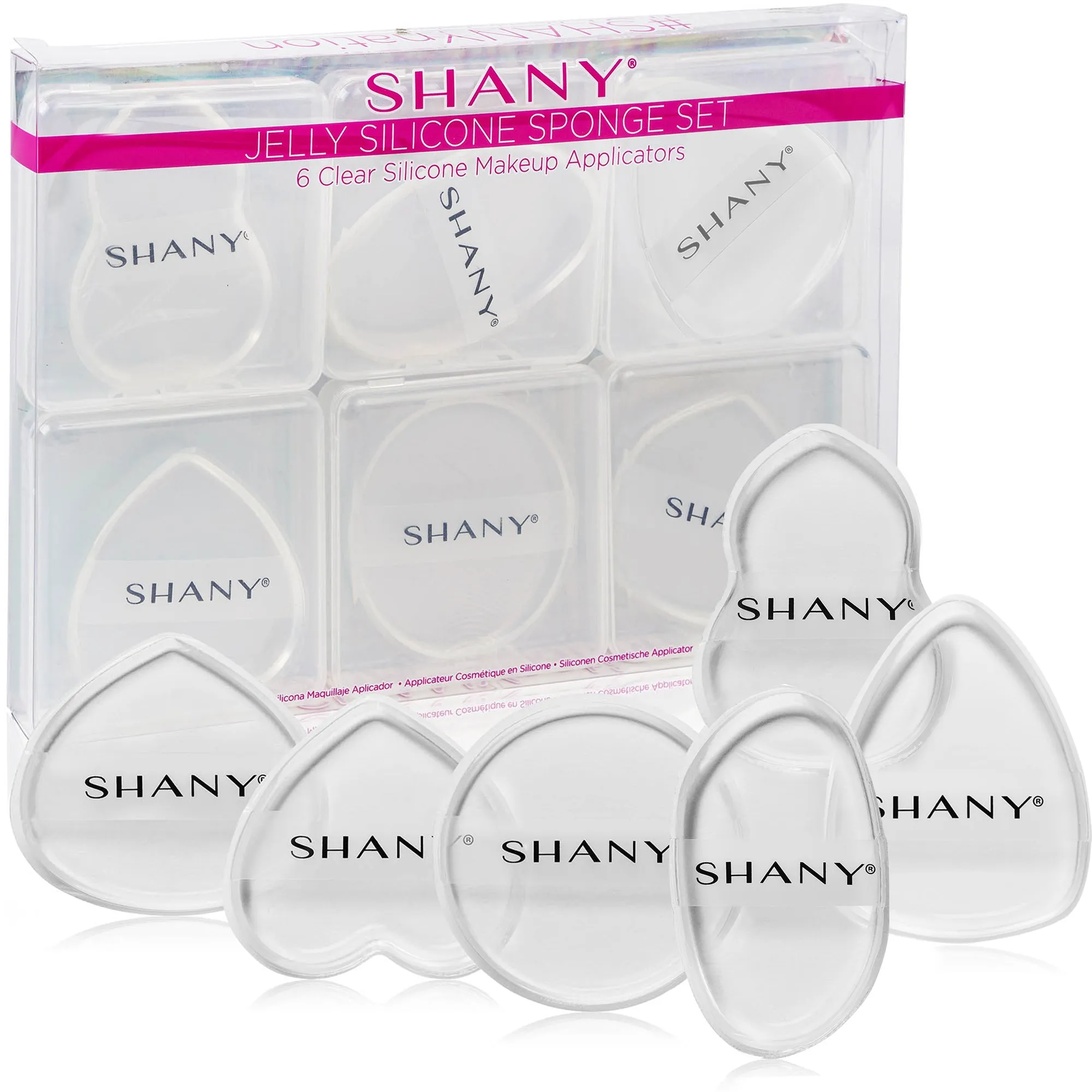 Stay Jelly Silicone Makeup Sponge Set of 6