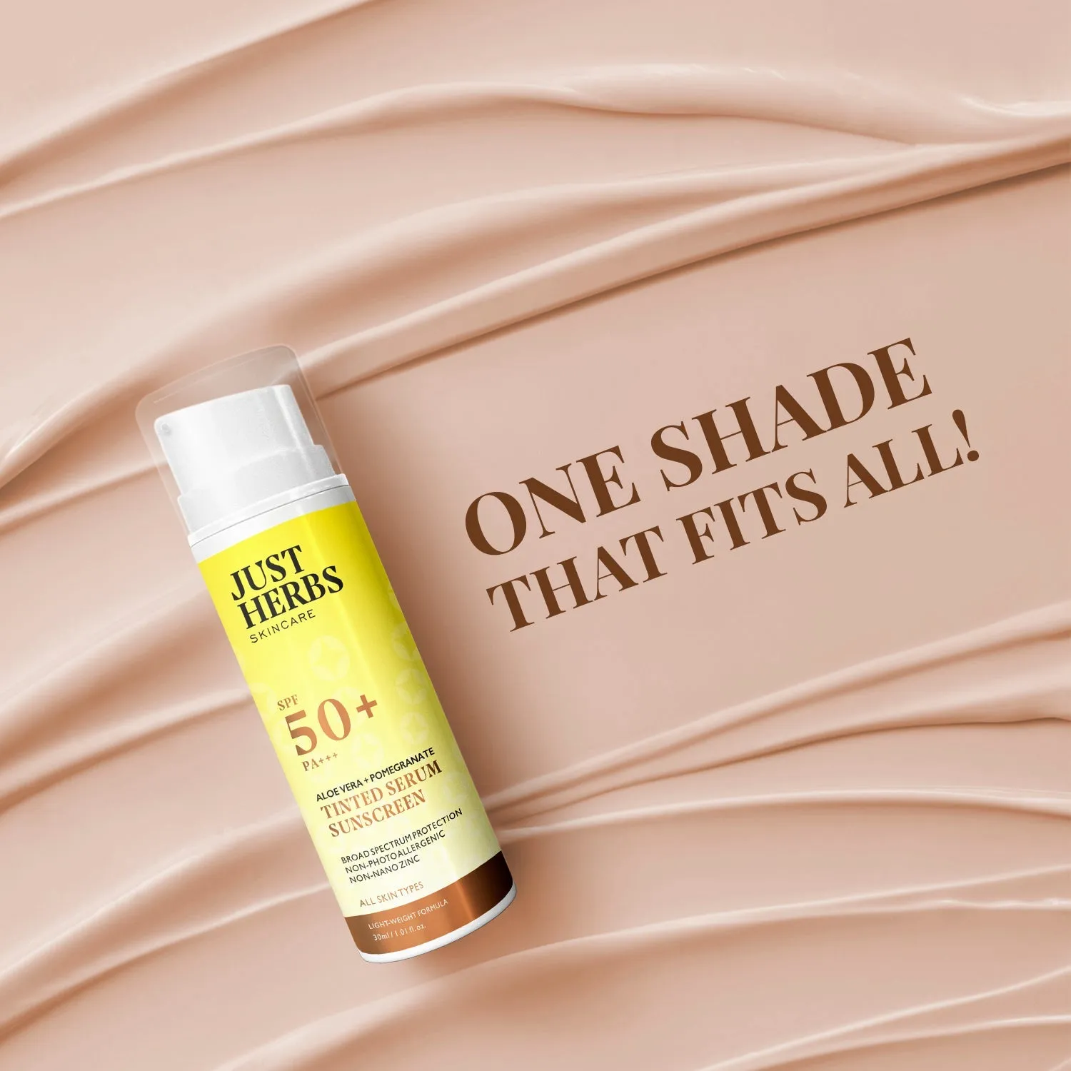 Tinted Serum Sunscreen with SPF 50  PA     - 30ml