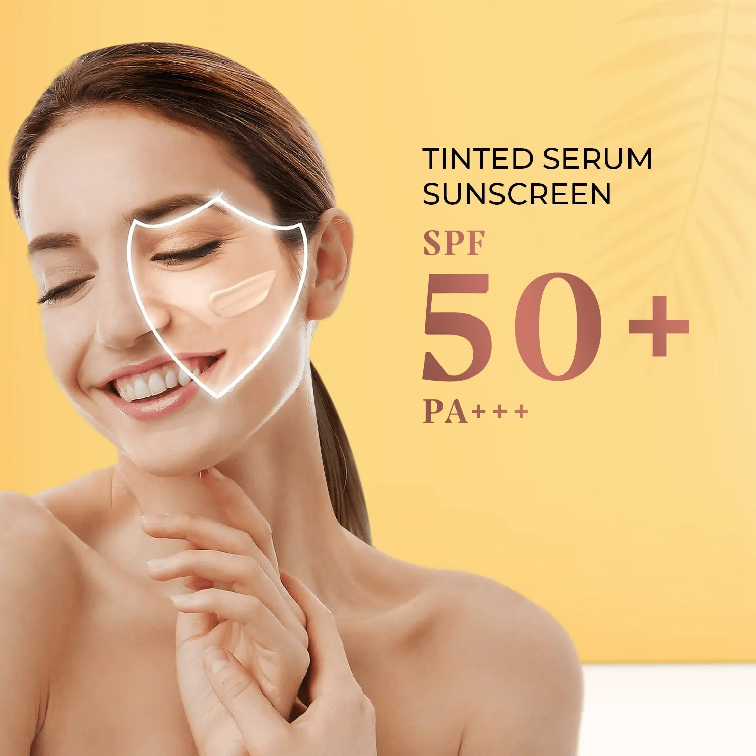 Tinted Serum Sunscreen with SPF 50  PA     - 30ml