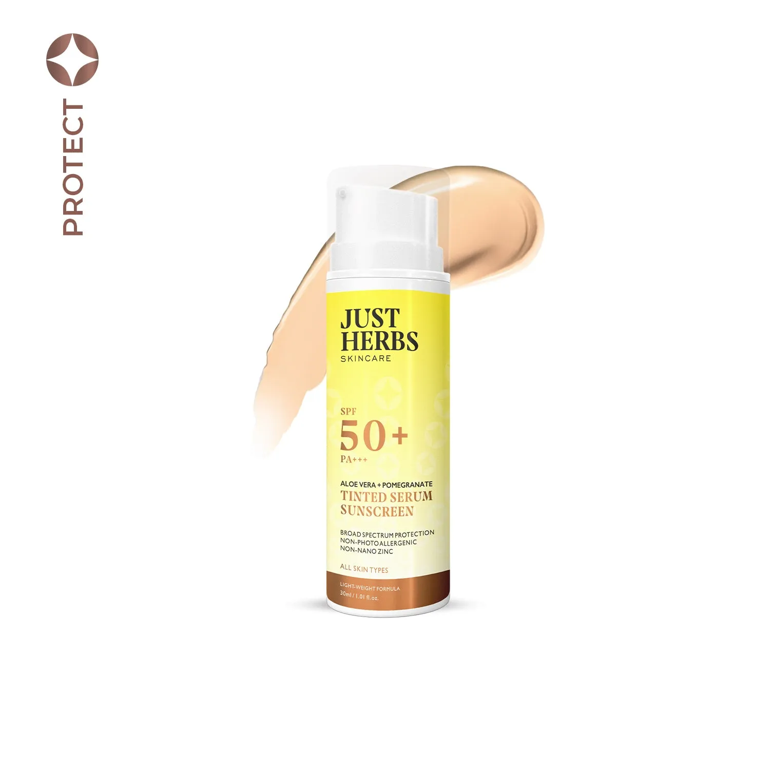 Tinted Serum Sunscreen with SPF 50  PA     - 30ml