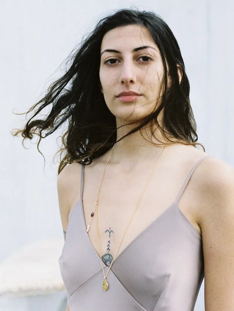 Trojan Horse Necklace Gold | Long