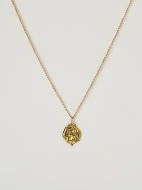 Trojan Horse Necklace Gold | Long
