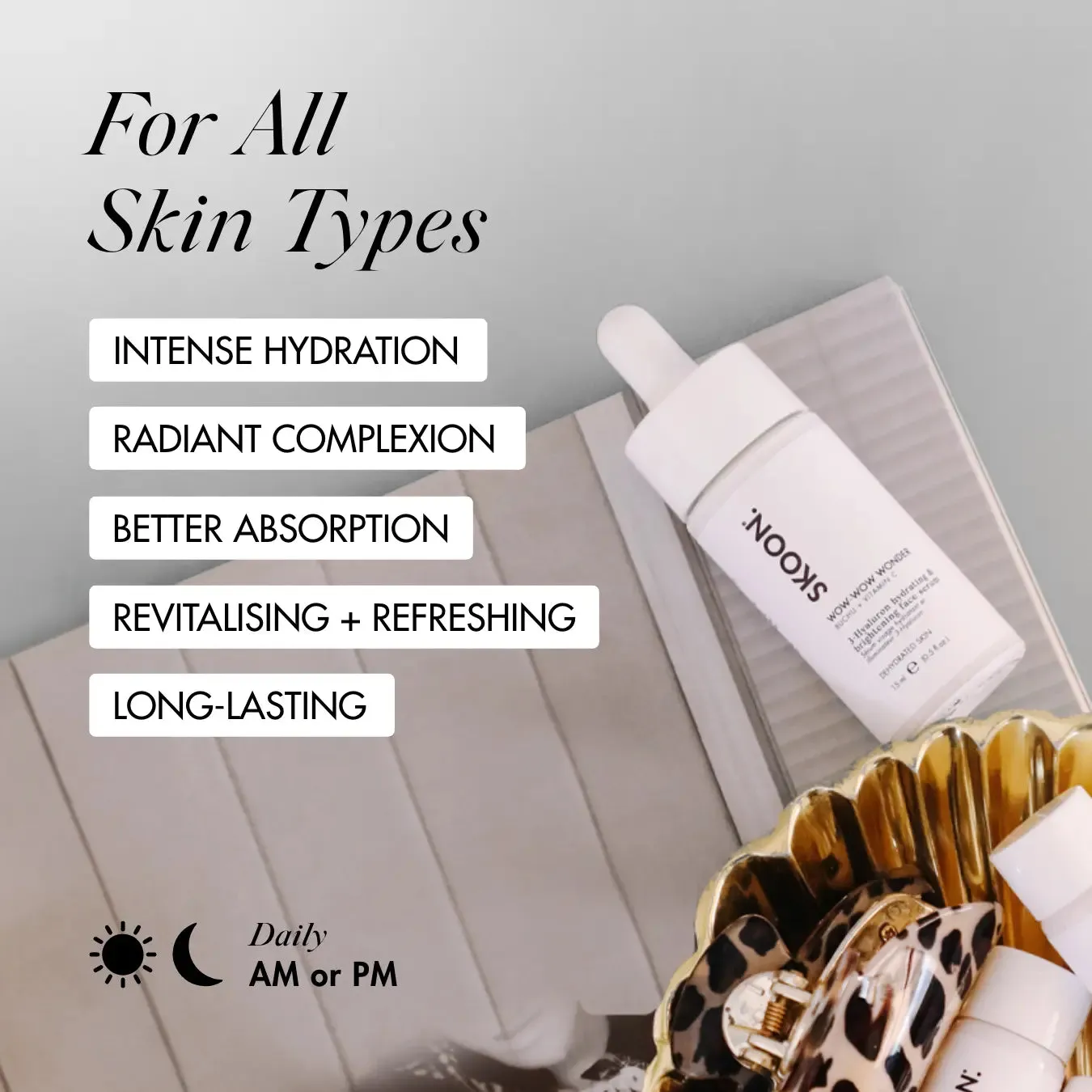 WOW-WOW WONDER 3-Hyaluron & Vitamin C Face Serum